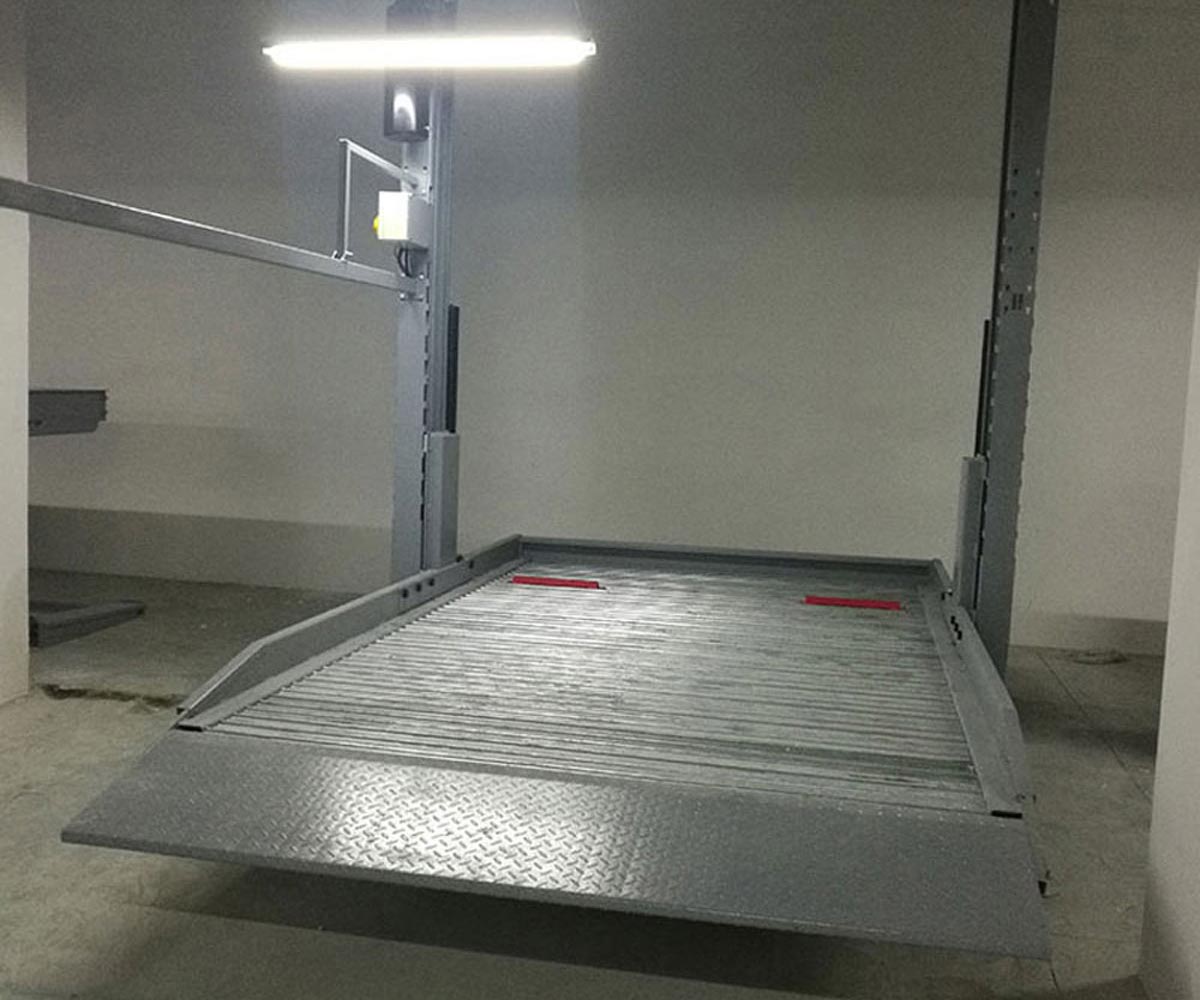 石棉雙層機械車庫安裝