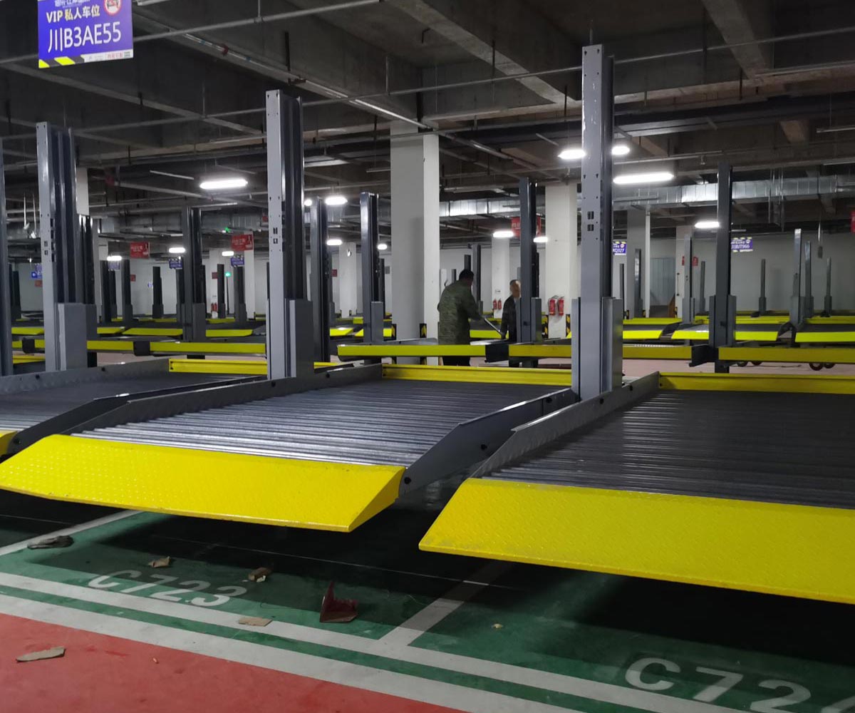 五通橋智能兩柱雙層立體車庫
